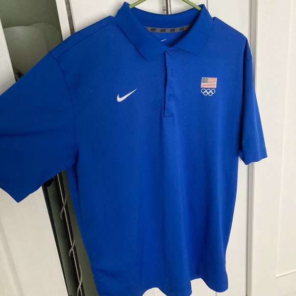 Nike Other - Nike Dri-Fit Team USA Olympic Polo Shirt